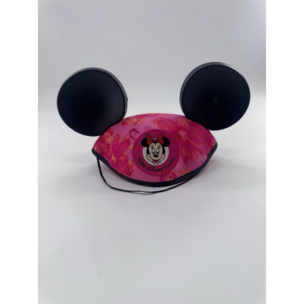 Walt Disney World EAR Hat Minnie Mouse Pink Floral Cap Youth Fast Shipping